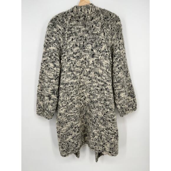 Vintage 1980’s Liz Claiborne Gray Open-Front Cardigan - Picture 7 of 13